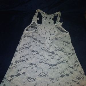 Lace tank top
